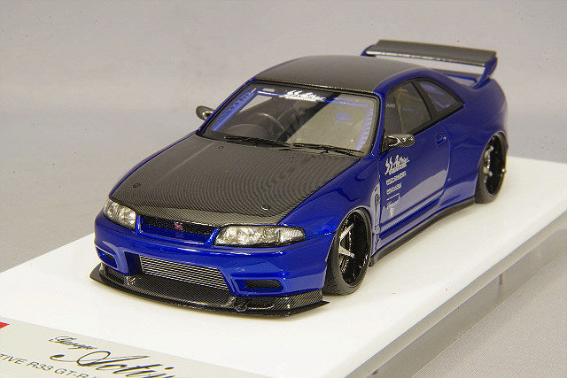 Laden Sie das Bild in Galerie -Viewer, EIDOLON 1/43 Garage Active R33 GT-R Widebody Concept Candy Blue Reissue
