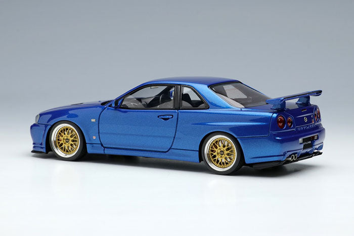 Chargez l&#39;image dans la visionneuse de la galerie, EIDOLON EM509A Nissan Skyline GT-R (BNR34) V-Spec II 2000 (roue BBS LM) Bleu Bayside
