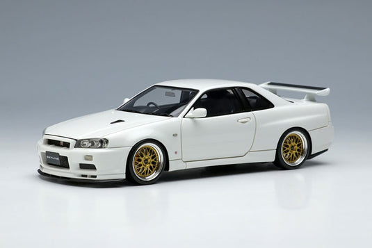 EIDOLON EM509B Nissan Skyline GT-R (BNR34) V-Spec II 2000 (roue BBS LM) blanc