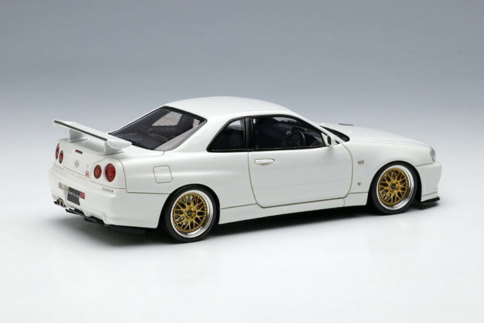 Chargez l&#39;image dans la visionneuse de la galerie, EIDOLON EM509B Nissan Skyline GT-R (BNR34) V-Spec II 2000 (roue BBS LM) blanc
