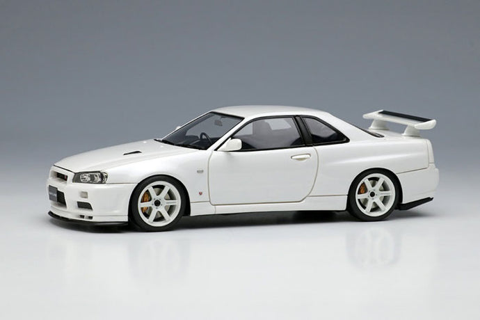 EIDOLON EM510C Nissan Skyline GT-R (BNR34) V-Spec II Nur 2002 (TE37 Wheel) Pearl Whtie