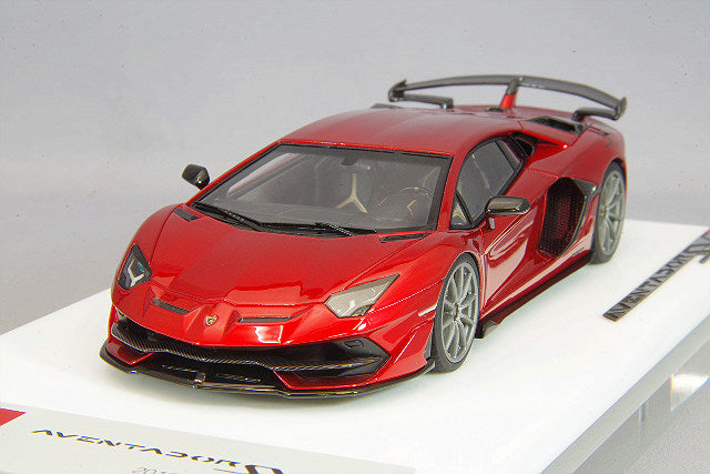 EIDOLON 1/43 Lamborghini Aventador SVJ 2018 Rosso Efesto