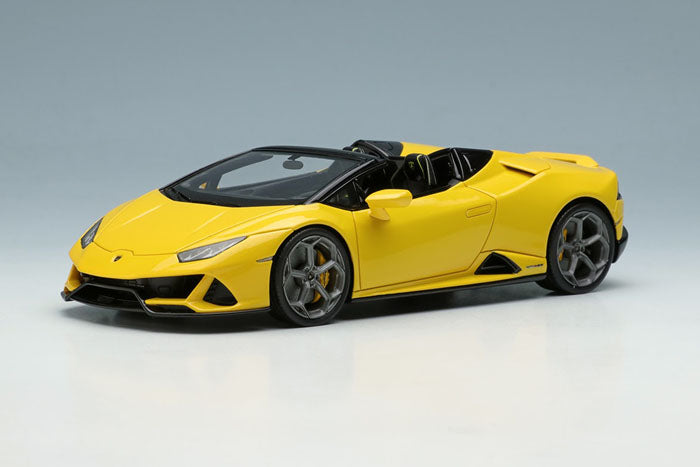 Chargez l&#39;image dans la visionneuse de la galerie, EIDOLON EM522D Lamborghini Huracan EVO Spider 2019 (roue AESIR) Jaune Perle Limité 50pcs
