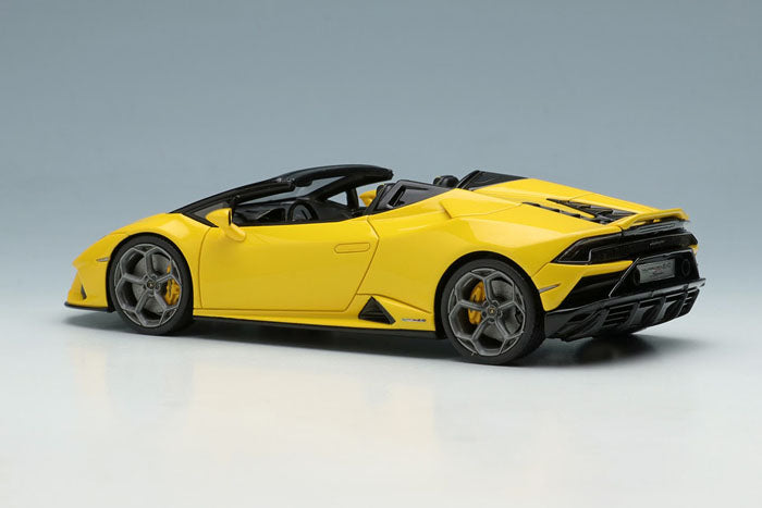 Chargez l&#39;image dans la visionneuse de la galerie, EIDOLON EM522D Lamborghini Huracan EVO Spider 2019 (roue AESIR) Jaune Perle Limité 50pcs
