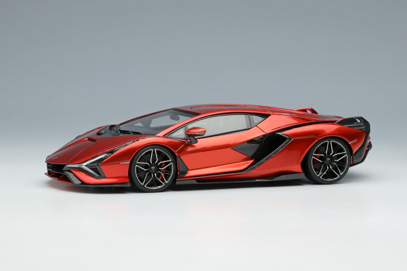 Chargez l&#39;image dans la visionneuse de la galerie, EIDOLON EM533C 1/43 Lamborghini Sian FKP 37 2019 Résine Arancio Borealis
