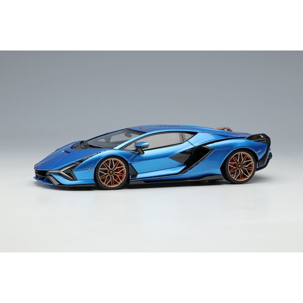 EIDOLON EM533D 1/43 Lamborghini Sian FKP 37 2019 Blu Aegeus Resina