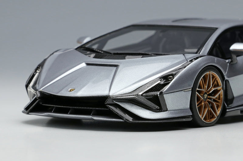 Chargez l&#39;image dans la visionneuse de la galerie, EIDOLON EM533E 1/43 Lamborghini Sian FKP 37 2019 Grigio Antares Résine
