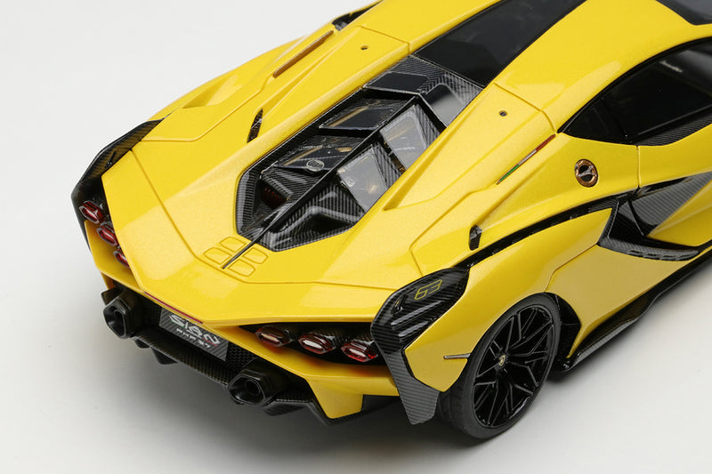 Cargue la imagen en el visor de la galería, EIDOLON EM533F 1/43 Lamborghini Sian FKP 37 2019 Giallo Inti Resina
