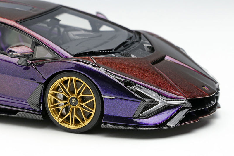 Chargez l&#39;image dans la visionneuse de la galerie, EIDOLON EM533SC 1/43 Lamborghini Sian FKP 37 2019 Blu Haul Résine
