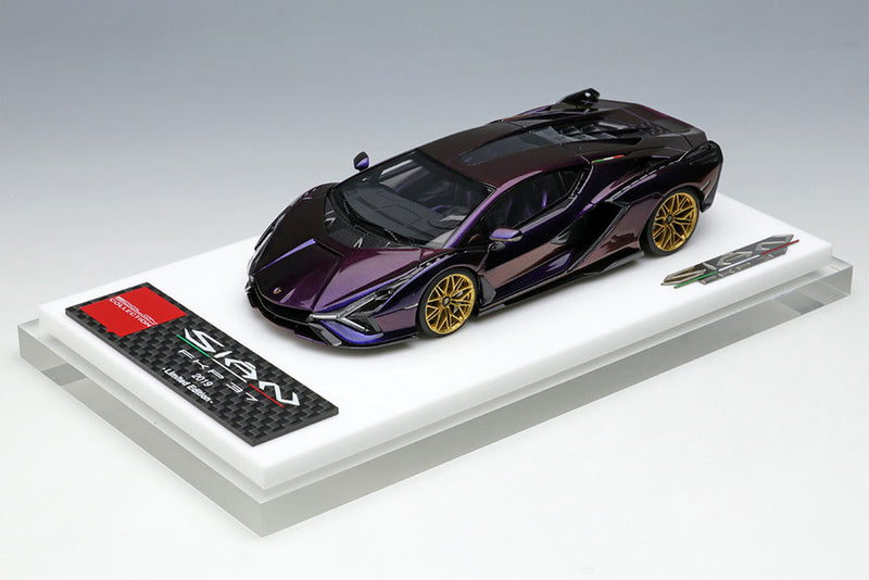 Chargez l&#39;image dans la visionneuse de la galerie, EIDOLON EM533SC 1/43 Lamborghini Sian FKP 37 2019 Blu Haul Résine
