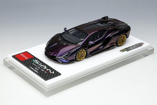 EIDOLON EM533SC 1/43 Lamborghini Sian FKP 37 2019 Blu Haul Résine