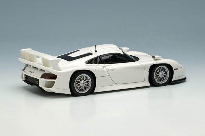 Chargez l&#39;image dans la visionneuse de la galerie, EIDOLON EM554B Porsche 911GT1 EVO version rue 1997 Blanc
