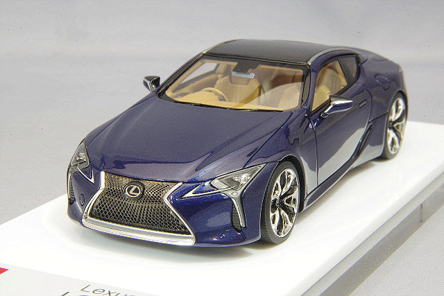 Chargez l&#39;image dans la visionneuse de la galerie, EIDOLON 1/43 Lexus LC500 &quot;L Package&quot; 2017 Deep Blue Mica
