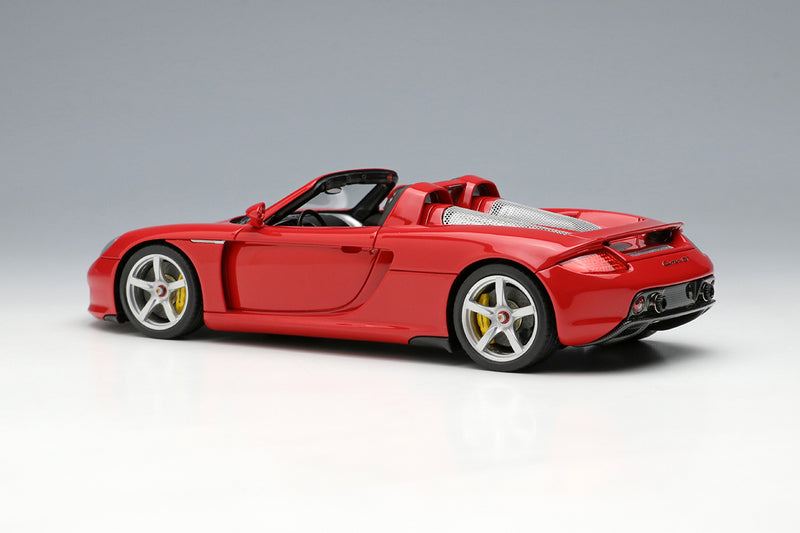 Chargez l&#39;image dans la visionneuse de la galerie, EIDOLON EM566C 1/43 Porsche Carrera GT 2004 Gardes Résine Rouge
