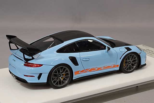 Chargez l&#39;image dans la visionneuse de la galerie, EIDOLON 1/43 Porsche 911 (991.2) GT3 RS Weissach Package 2018 Gulf Blue
