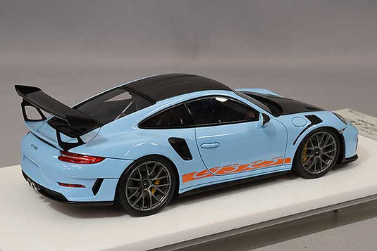 EIDOLON 1/43 Porsche 911 (991.2) GT3 RS Weissach Package 2018 Gulf Blue