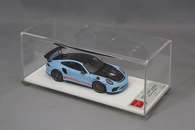 Chargez l&#39;image dans la visionneuse de la galerie, EIDOLON 1/43 Porsche 911 (991.2) GT3 RS Weissach Package 2018 Gulf Blue
