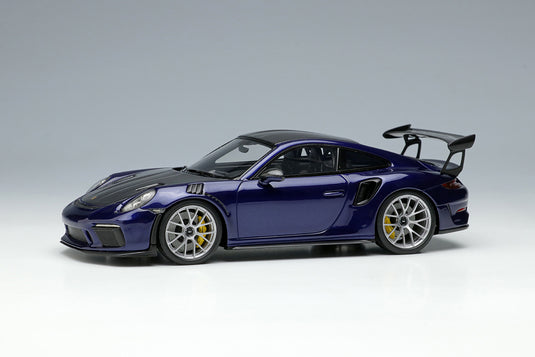 EIDOLON EM574H 1/43 Porsche 911 991.2 GT3 RS Weissach Package 2018 Résine métallisée bleu iris