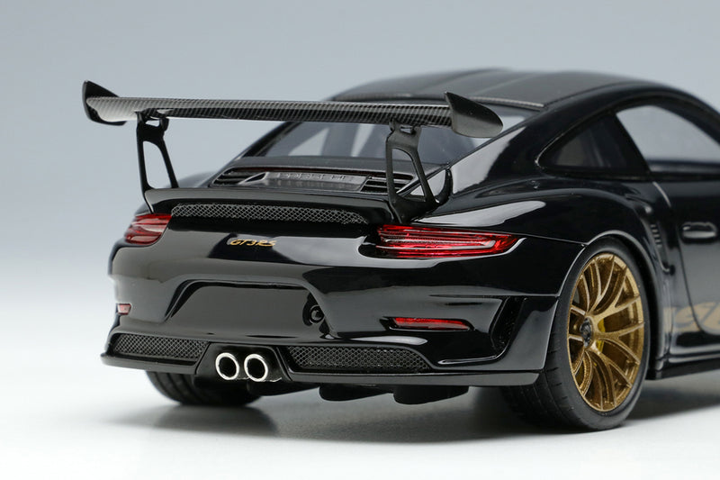 Laden Sie das Bild in Galerie -Viewer, EIDOLON EM574J Porsche 911 (991.2) GT3 RS Weissach package 2018 Black Limited 60pcs 1/43
