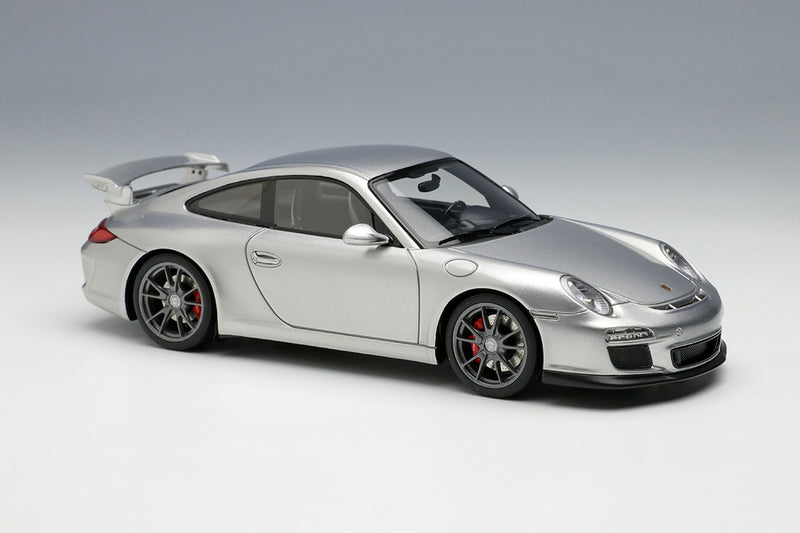 Chargez l&#39;image dans la visionneuse de la galerie, EIDOLON EM602B Porsche 911 (997.2) GT3 2010 GT Argent Métallisé 1/43
