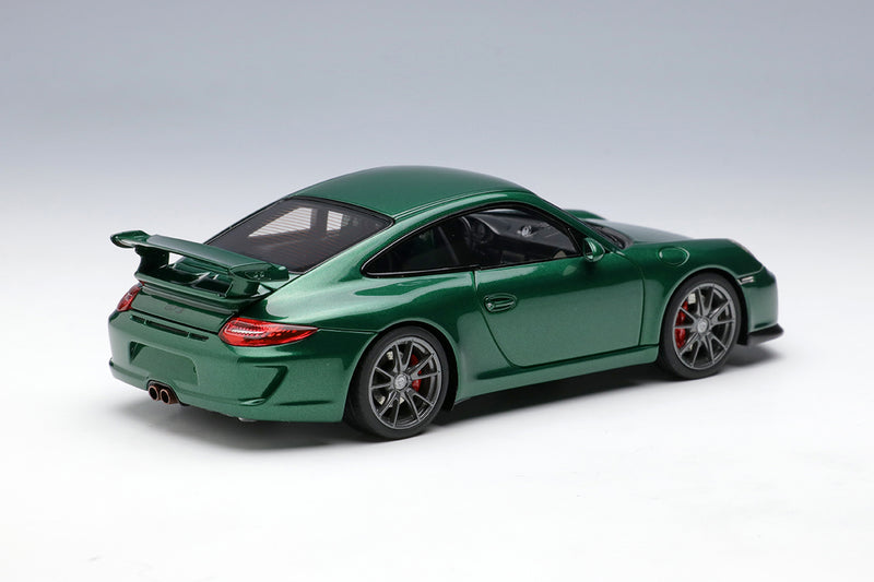 Cargue la imagen en el visor de la galería, EIDOLON EM602D Porsche 911 (997.2) GT3 2010 Racing Verde Metálico Limitado 50 piezas 1/43
