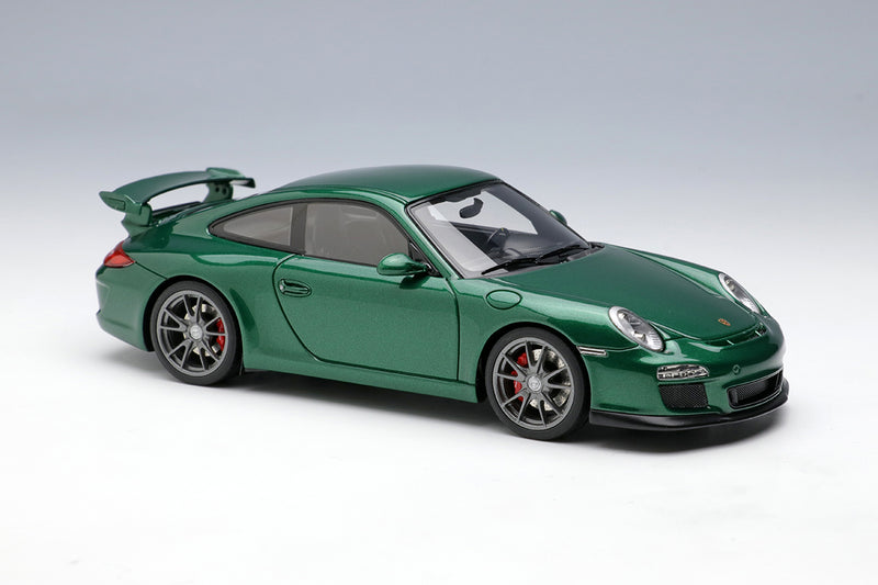 Cargue la imagen en el visor de la galería, EIDOLON EM602D Porsche 911 (997.2) GT3 2010 Racing Verde Metálico Limitado 50 piezas 1/43
