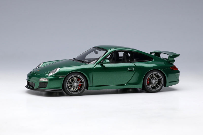 Cargue la imagen en el visor de la galería, EIDOLON EM602D Porsche 911 (997.2) GT3 2010 Racing Verde Metálico Limitado 50 piezas 1/43
