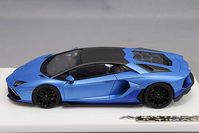 Cargue la imagen en el visor de la galería, EIDOLON 1/43 Lamborghini Aventador LP780-4 Ultimae 2021 Blu Aryone/Blu Meht/Nireo Wheels
