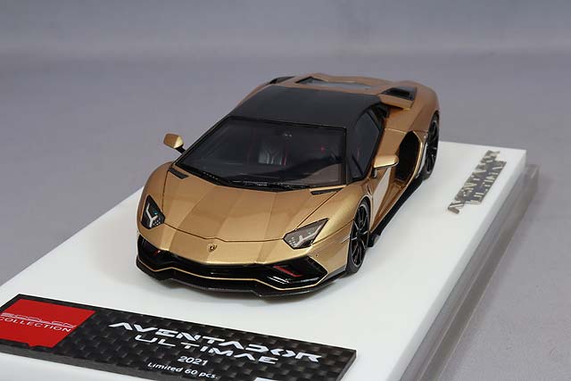 Laden Sie das Bild in Galerie -Viewer, EIDOLON 1/43 Lamborghini Aventador LP780-4 Ultimae 2021 Nireo Wheels Oro Elios
