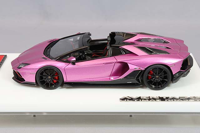 Laden Sie das Bild in Galerie -Viewer, EIDOLON 1/43 Lamborghini Aventador LP780-4 Ultimae Roadster 2021 Viola 30th (Purple)/Nireo Wheels
