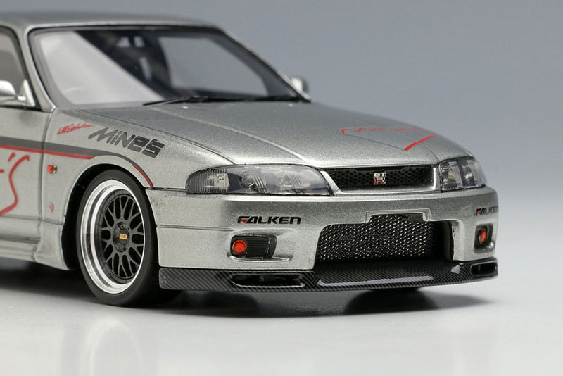 Laden Sie das Bild in Galerie -Viewer, Pre-Order EIDOLON EM645A Mine&#39;s Skyline GT-R (BCNR33) Sonic Silver
