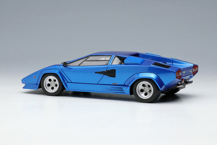 Chargez l&#39;image dans la visionneuse de la galerie, EIDOLON EM652C Lamborghini Countach LP5000 QV 1988 Bleu Métallique Limité 50pcs
