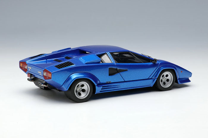 Chargez l&#39;image dans la visionneuse de la galerie, EIDOLON EM652C Lamborghini Countach LP5000 QV 1988 Bleu Métallique Limité 50pcs
