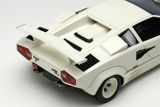 EIDOLON EM652D Lamborghini Countach LP5000 QV 1988 with Rear Wing White Limited 80pcs