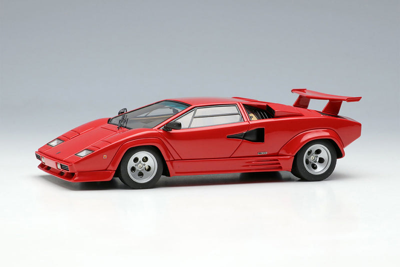 Chargez l&#39;image dans la visionneuse de la galerie, EIDOLON EM652F Lamborghini Countach LP5000 QV 1988 avec aile arrière rouge limité 50pcs
