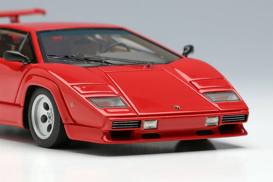 EIDOLON EM652F Lamborghini Countach LP5000 QV 1988 with Rear Wing Red Limited 50pcs