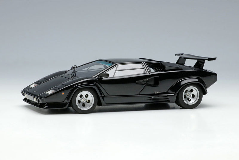 Carica immagine in Galleria Viewer, EIDOLON EM652G Lamborghini Countach LP5000 QV 1988 with Rear Wing Black Limited 50pcs
