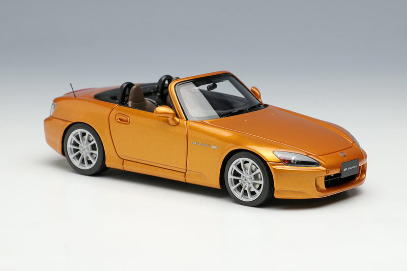 Chargez l&#39;image dans la visionneuse de la galerie, EIDOLON EM677F Honda S2000 (AP2) 2005 Neuf Imola Orange Perle 1/43
