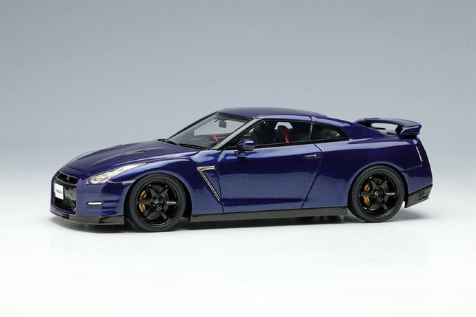 EIDOLON EM683D Nissan GT-R Edición de pista diseñada por Nismo 2015 Aurora Flare Blue Pearl Limited 50 piezas