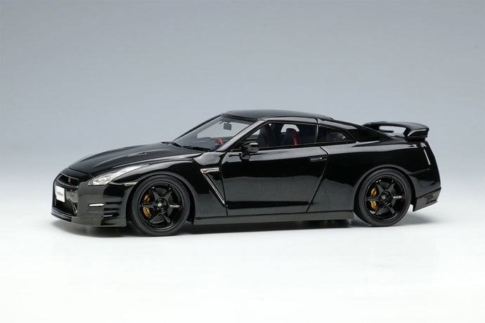 EIDOLON EM683F Nissan GT-R Edición de pista diseñada por Nismo 2015 Meteor Flake Black Pearl Limited 50 piezas