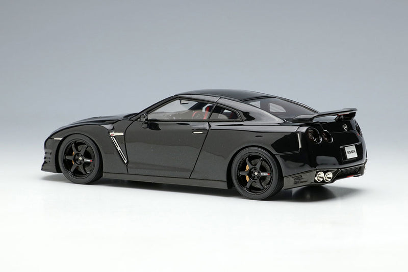 Cargue la imagen en el visor de la galería, EIDOLON EM683F Nissan GT-R Edición de pista diseñada por Nismo 2015 Meteor Flake Black Pearl Limited 50 piezas
