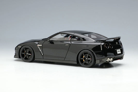 EIDOLON EM683F Nissan GT-R Edición de pista diseñada por Nismo 2015 Meteor Flake Black Pearl Limited 50 piezas