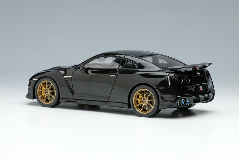 Chargez l&#39;image dans la visionneuse de la galerie, EIDOLON EM684E Nissan GT-R édition Premium T-spec 2024 Meteor Flake Brack Pearl 1/43
