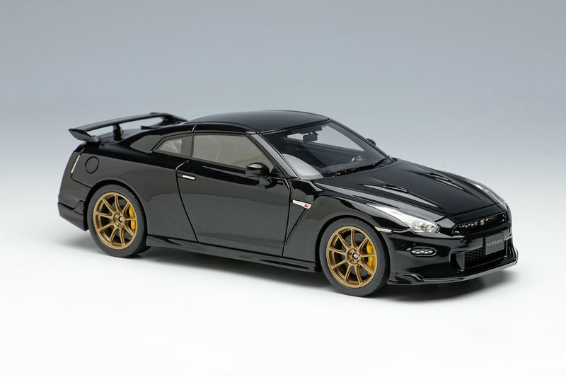 Laden Sie das Bild in Galerie -Viewer, EIDOLON EM684E Nissan GT-R Premium edition T-spec 2024 Meteor Flake Brack Pearl 1/43
