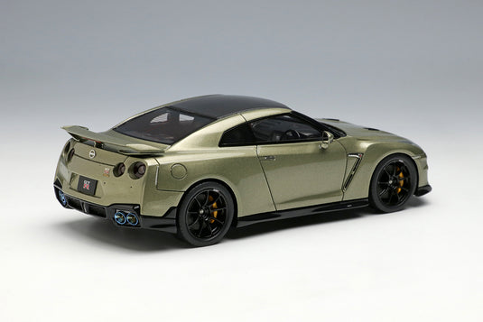 EIDOLON EM696B Nissan GT-R Edición de pista diseñada por Nismo T-spec 2024 Millenium Jade Limited 50 piezas 1/43