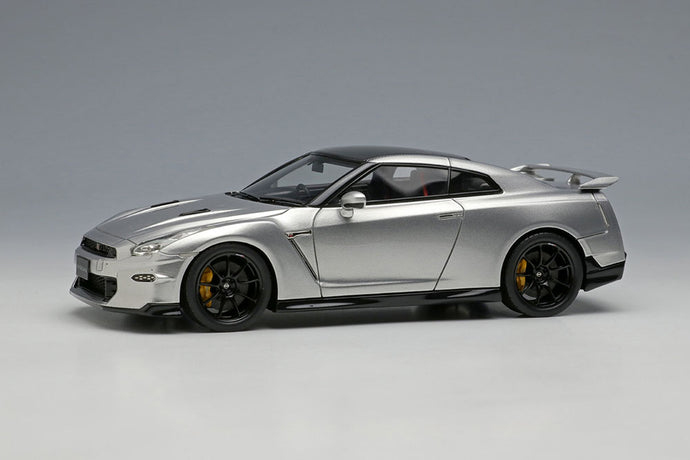 EIDOLON EM696D Nissan GT-R Edición de pista diseñada por Nismo T-spec 2024 Ultimate Metal Silver Limited 50 piezas