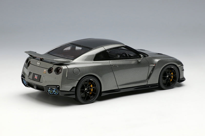 Chargez l&#39;image dans la visionneuse de la galerie, EIDOLON EM696E Nissan GT-R Track édition conçue par Nismo T-spec 2024 Dark Metal Grey Limited 50pcs 1/43
