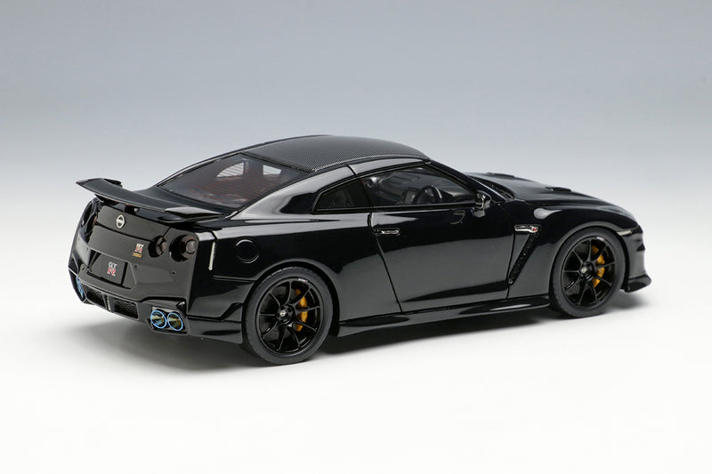 Chargez l&#39;image dans la visionneuse de la galerie, EIDOLON EM696F Nissan GT-R Track édition conçue par Nismo T-spec 2024 Meteor Flake Black Pearl Limited 50pcs 1/43
