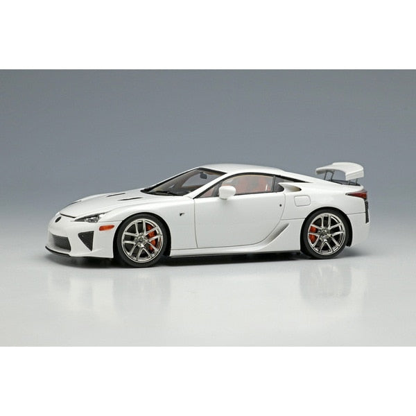 EIDOLON EM698A 1/43 Lexus LFA 2010 Rear Wing Up Whitest White Resin