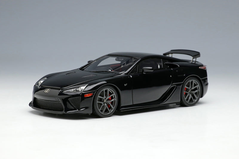 Chargez l&#39;image dans la visionneuse de la galerie, EIDOLON EM698B Lexus LFA 2010 Aile arrière noire limitée 80 pièces 1/43
